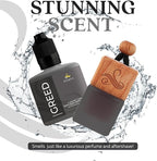 Greed Gift Set with Refill Bottle | Perfume Inspired Car Fragrances | Strong - Image 5