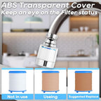 Rotating Faucet Extender Sink Aerator, Sink Filter Water Faucet, 360 ° Faucet - Image 5