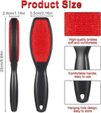 3 Pack Lint Brushes for Clothes, Double-Sided Lint Remover Brush, Reusable Pet - Image 2