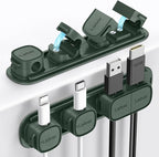 6 Pack Magnetic Cable Clips, Laitver Cord Organizer Holder Strong Adhesive Desk by Unknown