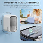 Travel Toothbrush Head Cover 2PCS, Electric Toothbrush Covers Caps, Ventilated - Image 2