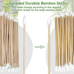 Eyxformula 200 Pcs 6 Inch Gun Cleaning Cotton Swabs - Image 6