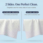 VÊVAPL® - VEVAPL Clean Facial Towels XL – 60 Towels | 100% Viscose, Disposable - Image 2