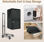 Bukere Extra Large Rolling Laundry Basket - Image 5