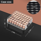 ALCYON Battery Organizer Storage Case, Battery Vault Box Container - Image 4