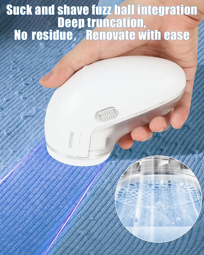 Fabric Shaver Lint Remover for Clothes, Electric Lint Shaver Battery Operated - Image 7
