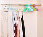50 Pack White Baby Nursery Closet Hangers, Anti-Slip Laundry Infant Pant Hanger - Image 5