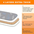 Ironing Board Cover 15x54 Inch- Standard Cotton Cover - Image 4