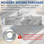 Kitchen Sink Splash Guard: Kitchen Faucet Mat, Diatomaceous Earth Sink Faucet - Image 2