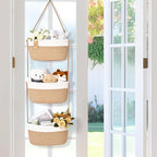 Hanging Basket, 3-Tier Wall Baskets, Over the Door Organizer - Image 6