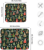 Christmas Tree Green Dish Drying Mat - Image 3