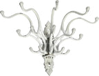 Creative Co-Op Antique Decorative Cast Iron Multi Hook Wall Hanger by CreativeCo-Op