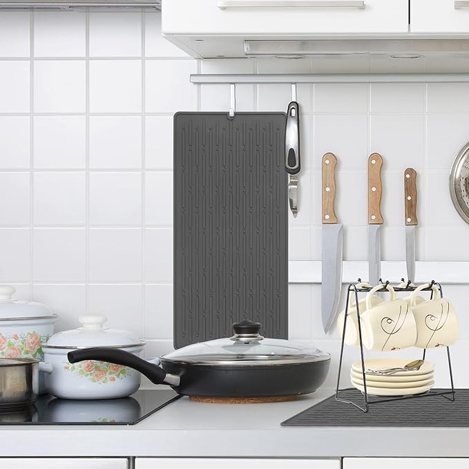 Dish Drying Mats, Heat-resistant Silicone Mat - Image 7