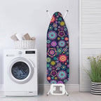 Boho Mandala Flower Print Ironing Board Cover Protector, Elastic Ironing Board - Image 3