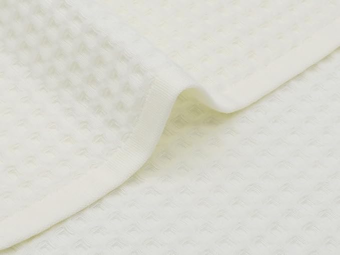 Mia's Dream Premium Cotton Waffle Bathroom Towel Set, 3 Pack Quick Drying - Image 4
