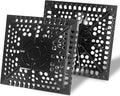 Shower Hair Drain Catcher, 2 Pack 5.1in Square Silicone Hair Catcher Shower by ABorCD