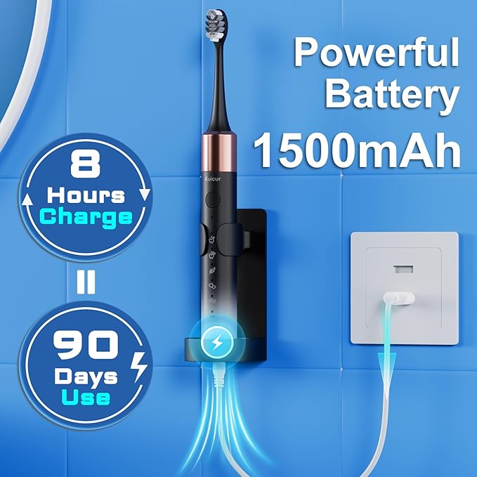 Electric Toothbrush for Adults and Kids, Comes - Image 7