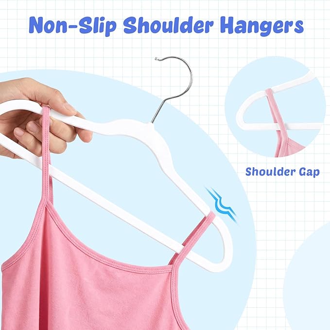 HOUSE DAY 13.5 Inch Kids Hangers 50 Pack - Image 8