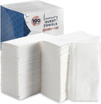 100 Count White Luxury Linen-Feel Paper Towels, Soft And Absorbent Cloth-Like by Unknown