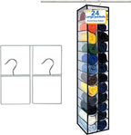 Closet Organization, 24 Section Hanging Closet Organizer, Space Saving by Zebricolo