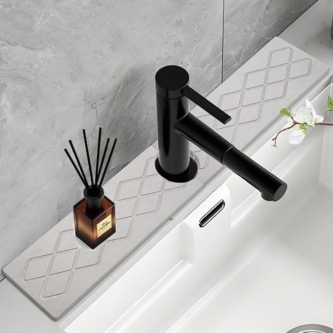 Faucet Mat for Kitchen Sink by IMSPSWT