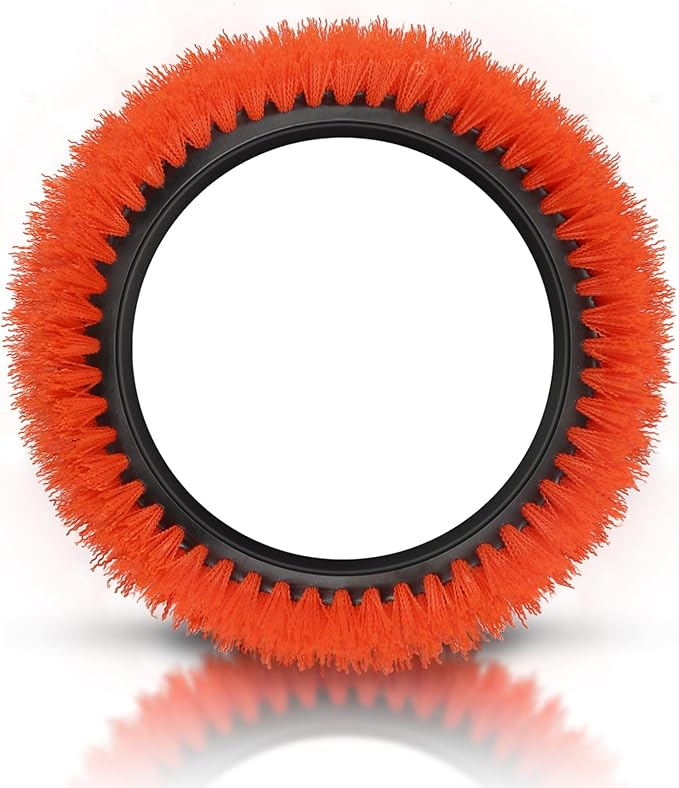 237047 Orange Commercial Tile and Resilient Floor Scrub Brush Replacement by Unknown