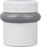 Design House Modern Cylindrical Door Stop – White Floor Rubber Bumper - Image 5