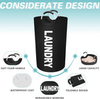 StorageRight 90L Large Laundry Basket, Laundry Hamper, Dirty Clothes Hamper - Image 3