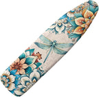Ironing Board Cover, Standard Size 15x54, Butterfly Mandala Floral Print by Unknown