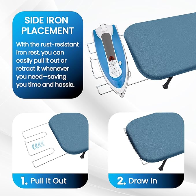 Metal Mesh Panel Tabletop Ironing Board | Foldable Iron Board | Heavy Duty - Image 2