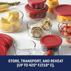 Anchor Hocking 18 Piece Glass Storage Containers - Image 4