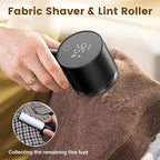 Fabric Shaver Electric Fuzz Remover, 2 in 1 Rechargeable Sweater Shaver - Image 4