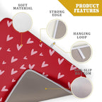 Valentines Dish Drying Mat for Kitchen Counter 18x24 Inch Valentine's Day Red - Image 4