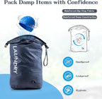 Travel Laundry Bag, Vacuum Compression Dirty Clothes Travel Bag, Waterproof - Image 2
