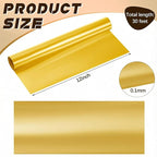 Yaocom 1 Roll Aluminum Metal Crafts DIY Foil 12 Inch x 30 ft x 0.1 mm Thick - Image 2