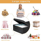 punemi Under The Bed Storage Containers 3 Pack, 6 Inch Tall Stackable Underbed - Image 4