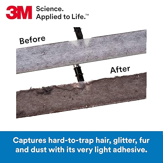 3M Easy Trap Sweep and Dust Sheets, 1 Roll of 250 8" x 6" Sheets, Disposable - Image 4
