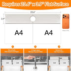 23.6 Inch Stone Faucet Mat for Kitchen Sink Splash Guard, Diatomite Sink - Image 2