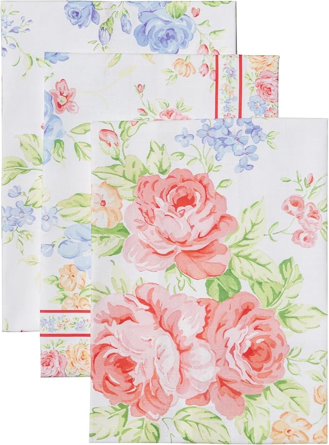 Maison d' Hermine Kitchen Towels Set of 3 100% Cotton 27.50" x 20" Reusable by MaisondHermine
