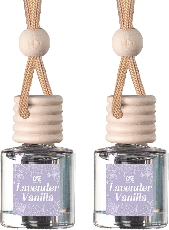 C&E Craft Co Hanging Car Air Freshener Diffuser 2 Pack, Long Lasting Fragrance by CECraftCompany