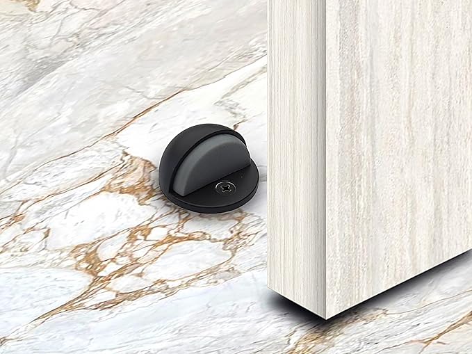 QCAA Low Dome Floor Door Stop, H 25.4 x Diameter 44.5mm, Zinc Die Cast - Image 6