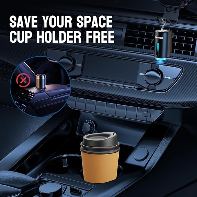 Featwell Car Air Freshener, Three Adjustable Modes Intelligent Car Aroma - Image 8
