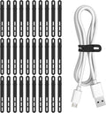 Donruby 30Pcs Silicone Cable Ties by Donruby