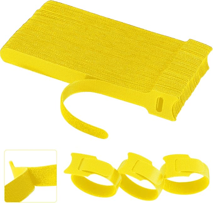 60 PCS 6 Inches Reusable Cable Ties, Adjustable Cord Straps, Cable Organizer by CaliforniaJOS