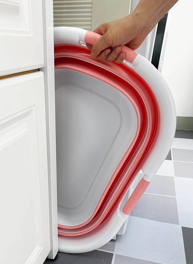 SAMMART 40L Set of 2 Collapsible Plastic Laundry Hamper - Image 9