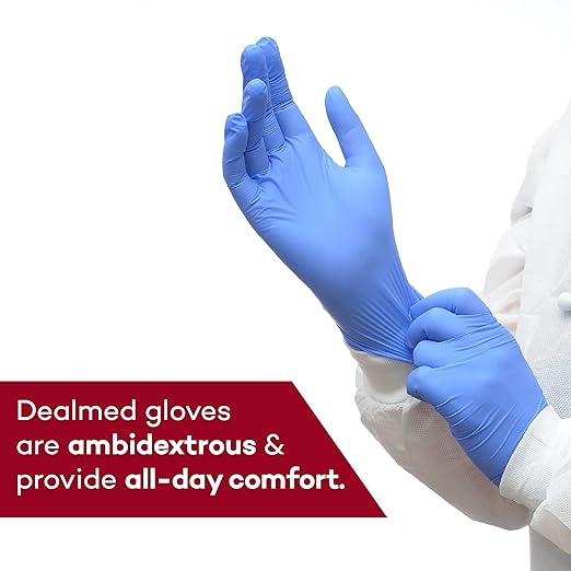 Dealmed Nitrile Exam Gloves Small - Image 6