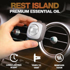 Air Jungles Rest Island Scent Car Air Freshener Clip, 6 Vent Clips, 4ml Each - Image 2