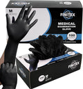 FINITEX Black Nitrile Disposable Medical Exam Gloves by FINITEX