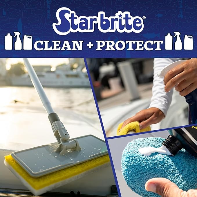 STAR BRITE 8" Heavy Duty Cleaning Brush – Durable, High-Density Star Prene - Image 6