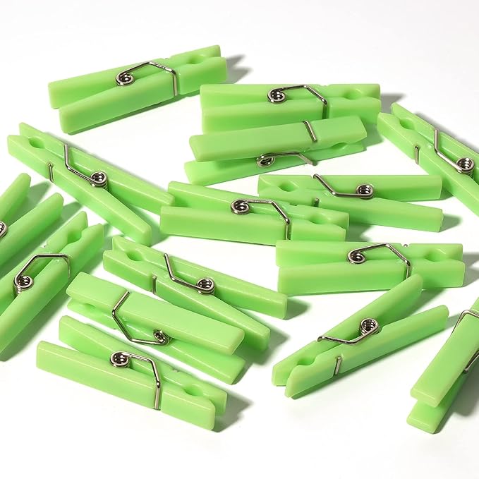 60PCS Baby Shower Clothespin Games Plastic Mini Clothes Pins 1.4 inch by JUXINDAZYF